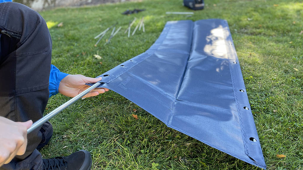 tältsäng camping
