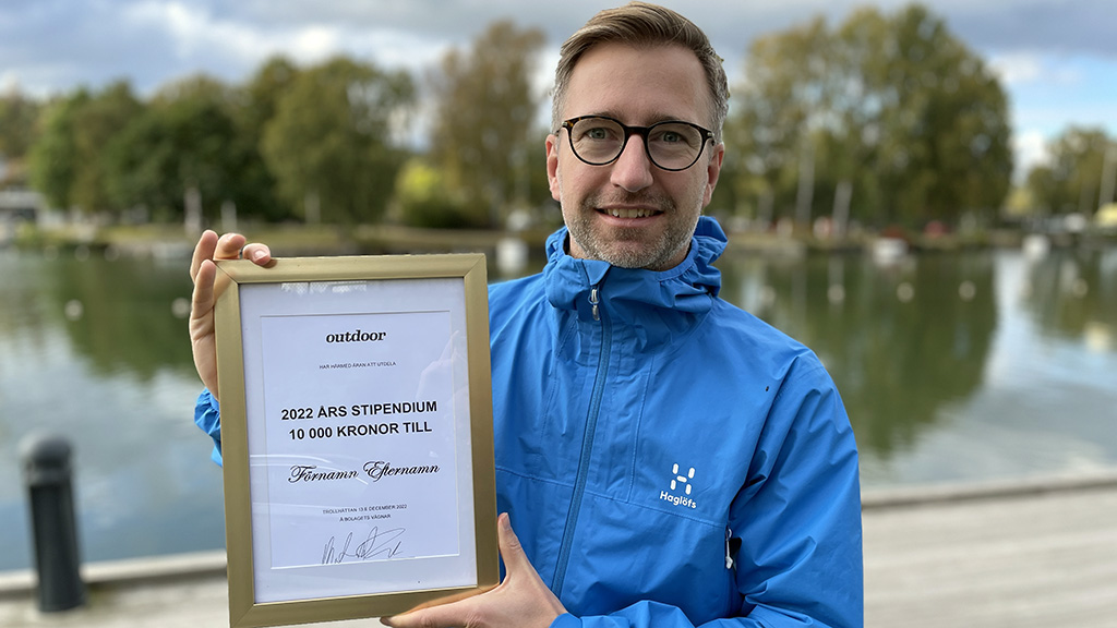 Outdoor Stipendium inom turism.